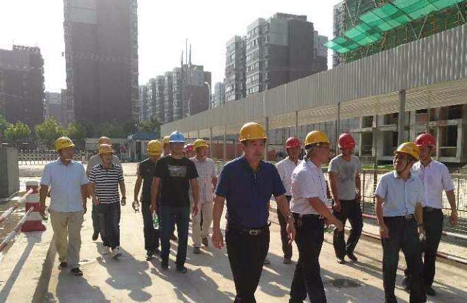 市建設局楊明局長帶隊進行建筑施工安全大檢查工作